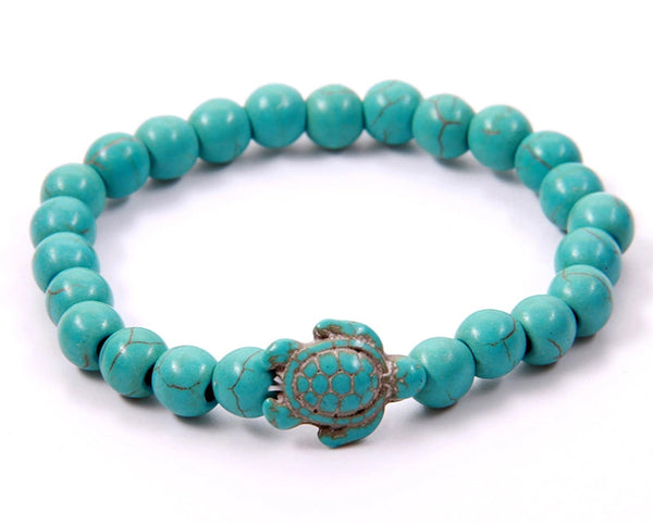 Bracelet Turtle Turquoise Natural Stone Bead
