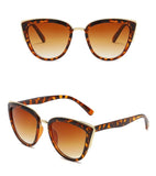 Sunglasses Cateye Leopard Womens