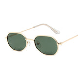 Red Brand Designer Vintage Oval Sunglasses Woman Retro Clear Lens Eyewear Square Sun Glasses For Female Male UV400