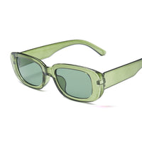 Vintage Sunglasses Women Brand Designer Retro Rectangle Sun Glasses Female Ins Popular Colorful Square Eyewear