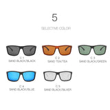 Men&#39;s Polarized Sunglasses Polaroid  Driving Anti-UV Color-changing Sunglasses