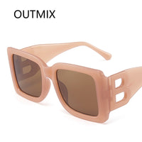 Classic Black Luxury Brand Women&#39;s sunglasses Ladies Trendy Designer Square Sun Glasses Retro B-Decorative Shades Eyewear UV400