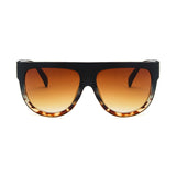 Oversized Frame Black Shades Square Sunglasses Woman Oval Brand Designer Vintage Fashion Sun Glasses Female Oculos De Sol