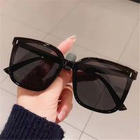 Retro Polarized Sunglasses Men Women Popular Square Sun Glasses Ladies Black Eyeglasses Driver Goggles UV400 Mirror