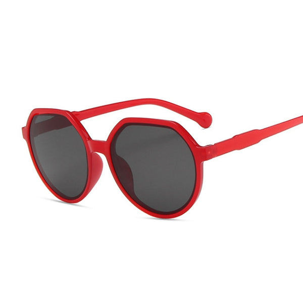 Irregular Round Sunglasses Women Brand Designer Fashion Ins Style Sun Glasses Female Black Mirror Vintage Oculos De Sol