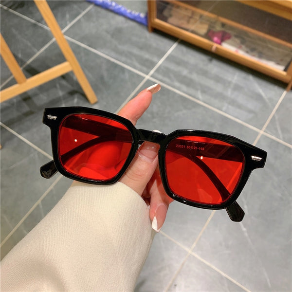 Square Shades Sun Glasses For Women 2021 Vintage Fashion Design Sunglassess Women Outdoor Car Sport Wholesale Bulk Glass