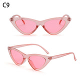 Cat Eye Triangle Sunglasses Retro Female Eyewear UV400 Sun Glasses Polarized Streetwear Trending Fashion Ladies Glasse
