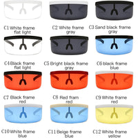 Sunglasses Women Men Brand Design Goggle Sun Glasses Big Frame Shield Visor Men Windproof Glasses UV400