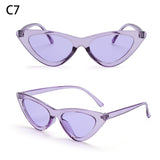 Cat Eye Triangle Sunglasses Retro Female Eyewear UV400 Sun Glasses Polarized Streetwear Trending Fashion Ladies Glasse