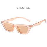 Retro Cat Eye Sunglasses Women 2022 Vintage Cateye Sun Glasses Women Fashion Color Shades for Women Lentes De Sol Mujer