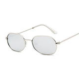 Red Brand Designer Vintage Oval Sunglasses Woman Retro Clear Lens Eyewear Square Sun Glasses For Female Male UV400