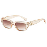 Vintage Sexy Lady Small Square Sunglasses Women 2022 New Fashion Luxury  Design Travel Hip Hop Sun Glasses For Female UV400