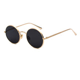 Classic Men Round Sunglasses Women Metal Frame UV400 Sun Glasses Men&#39;s Female Fashion Eyewear O90