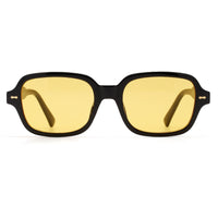 Unisex Square Sunglasses Men Women Fashion Small Frame Yellow Sunglasses Female Retro Rivet Glasses UV400 O403