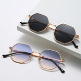 Square Sunglasses Women Brand Designer Vintage Small Frame Sun Glasses Polygon Eyewear Candy Colors Mirror Oculos De Sol
