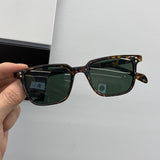 Leopard Dark Green Square Sunglasses Man Driving Shades Male Sun Glasses Brand Designer Fishing Travel Vintage Oculos De Sol
