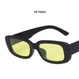 Small Rectangle Sunglasses Women Oval Vintage Brand Designer Square Sun Glasses For Women Shades Female Eyewear Anti-glare UV400