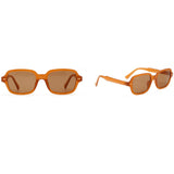 Unisex Square Sunglasses Men Women Fashion Small Frame Yellow Sunglasses Female Retro Rivet Glasses UV400 O403