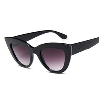 Cat Eye Fashion Sunglasses Women Vintage Luxury Brand Designer Black Glasses Sun Glasses For female UV400 Eyewear Shades