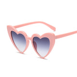 Love Heart Cat Eye Sunglasses Women Vintage Christmas Gift Black Pink Red Heart Shape Sun Glasses For Women Uv400