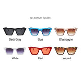 Mirror Fashion Brand Designer Cat Eye Women Sunglasses Female Black Lady Sun Glasses Small Oculos Feminino De Sol