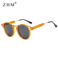 Retro Round Sunglasses Women Men Brand Design Transparent Female Sun Glasses Men Oculos De Sol Feminino Lunette Soleil