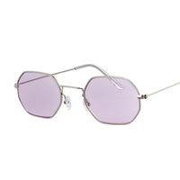 Small Frame Square Sunglasses Woman Brand Designer Metal Mirror Sun Glasses Female Ocean Lens Oculos De Sol Feminino 
