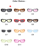 Vintage Sunglasses Women Brand Designer Retro Sunglass Rectangle Sun Glasses Female UV400 Lens Eyewears