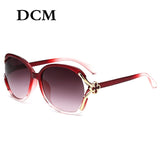 Vintage Sunglasses Women Brand Designer Oval Big Frame Sun Glasses Lunette De Soleil UV400