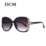 Vintage Sunglasses Women Brand Designer Oval Big Frame Sun Glasses Lunette De Soleil UV400