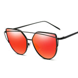 Sexy Retro Cat Eye Sunglasses Women Brand Designer Metal Luxury Sun Glasses Female Black Vintage Fashion Ladies Oculos De Sol