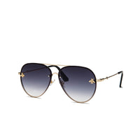 Pilot Sunglasses Women Fashion Shades Metal Frame Vintage  Brand Glasses Men Designer Male Female UV4OO