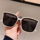 Retro Polarized Sunglasses Men Women Popular Square Sun Glasses Ladies Black Eyeglasses Driver Goggles UV400 Mirror