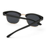 Polarized Men Sunglasses Vintage Brand Designer Sun Glasses Women Semi Rimless Classic Rivet Retro Male Female Oculos De Sol