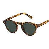 Classic Vintage Sunglasses Woman Male Round Cat Eye Sunglasses Female Retro Style Leopard Small Frame Oculos De Sol