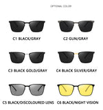 Design Classic Polarized Sunglasses Men Women Driving Square Frame Fashion Sun Glasses Male Goggle Gafas De Sol