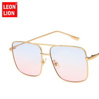 Simple Large Frame Sunglasses Women Quadrilateral Sun Glasses For Women Glasses Feminino Retro Oculos De Sol UV400