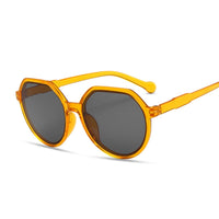 Irregular Round Sunglasses Women Brand Designer Fashion Ins Style Sun Glasses Female Black Mirror Vintage Oculos De Sol