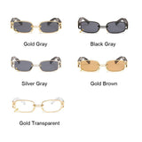 2021 Square Sunglasses Women Luxury Brand Travel Small Rectangle Sun Glasses Female Fashion Retro Lunette De Soleil Femme
