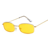Classic Vintage Rectangle Sunglasses Woman Retro Shades Candy Colors Mirror Sun Glasses Female Square Driver Oculos De Sol