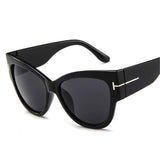 Cat Eye Sunglasses Woman Vintage Brand Black Shades Gradient Sun Glasses Female Cool One Piece Designer Oculos De Sol Feminino