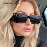 Rectangle Women Sunglasses Trendy Shades For Ladies Square Sun Glasses Female UV400 2022 New Style