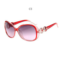 Sunglasses Ladies Anti-Ultraviolet Jade Crystal Texture Sun Glasses Gradient Black Outdoor Sunglasses Oculos Sol Feminino 2022