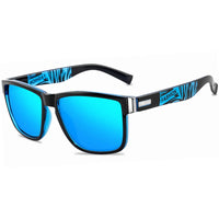 Wrap Square Frame Retro Decorative Polarized Sunglasses Women Men Versatile Pattern Sun Glasses For Adults