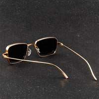 Vintage Steampunk Sunglasses Men 2022 Retro Metal Square Eyewear Trendy Brand Sun Glasses Shades For Women lunette de soleil
