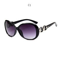 Sunglasses Ladies Anti-Ultraviolet Jade Crystal Texture Sun Glasses Gradient Black Outdoor Sunglasses Oculos Sol Feminino 2022