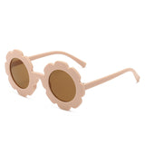 Sun Flower Round Cute kids sunglasses UV400 for Boy girls toddler Lovely baby sun glasses Children Oculos de sol