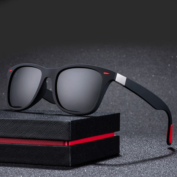 New Luxury Square Sunglasses Men Brand Designer Driving Shades